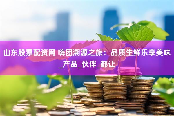 山东股票配资网 嗨团溯源之旅：品质生鲜乐享美味_产品_伙伴_都让